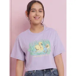 Lil Tomatoes Print Cotton Crop Top-picture-21