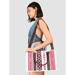 Lililo Main Character Pink Printed Large Tote-picture-19