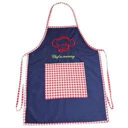 Li'LL Pumpkins Chef Apron for Eating Meals, Drawing, Painting, cooking, Playing, school- Blue-picture-38