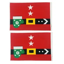 Li'Ll Pumpkins Set Of 2 Tree Felt Table Mat - Multicolour-picture-13