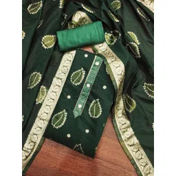 Lilots Art Silk Unstitched Dress Material-picture-21