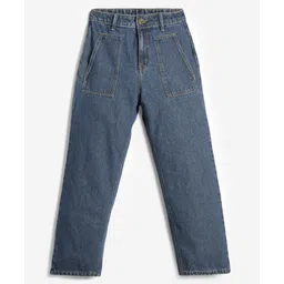 Lilpicks Couture Solid Jeans - Dark Blue-picture-24