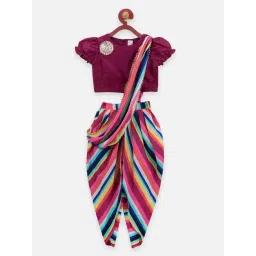 LilPicks Kids Multicolor Regular Fit Dhoti set-picture-28