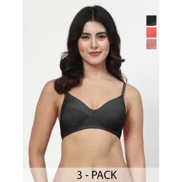 LILY Pack of 3 Women Full Coverage Bra-picture-42
