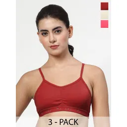 LILY Pack Of 3 Women Non Padded Non-Wired Full Coverage Bra-picture-27
