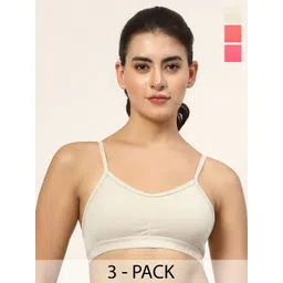LILY Women Pack Of 3 Full Coverage Non Padded Non-Wired Regular Workout Bra stropsyliad-picture-16