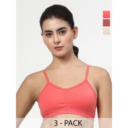 LILY Women Pack of 3 Full Coverage Non-Wired and Non Padded Bra-picture-31