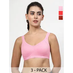 LILY Women Pack Of 3 Full Coverage Workout Bra-picture-21