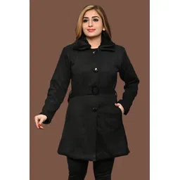 lime n lemon Genuine Leather Solid Coat For Women-picture-28
