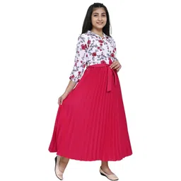 LIME N LEMON Kids-Girls Pink Dresses-picture-33