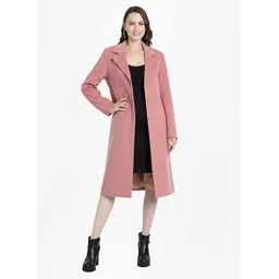 lime n lemon Tweed Solid Coat For Women-picture-18