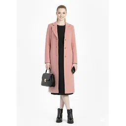 lime n lemon Tweed Solid Coat For Women-picture-24