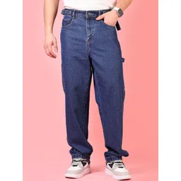 LIMEROAD Men Relaxed Fit Mid-Rise Light Fade Jeans-picture-13