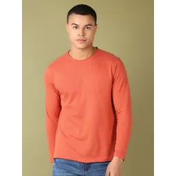 LIMEROAD Men Round Neck Self Design T-shirt-picture-36