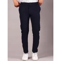 LIMEROAD Men Solid Mid Rise Trousers-picture-36