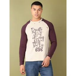 LIMEROAD Men Typography Printed Applique T-shirt-picture-38