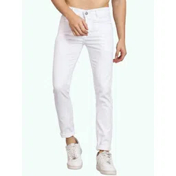 LINARIA Men Classic Mid-Rise Slim Fit Clean Look Cotton Jeans-picture-33