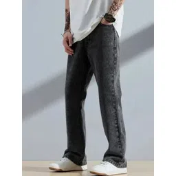 LINARIA Men Classic Relaxed Fit Mid-Rise Light Fade Stretchable Jeans-picture-22