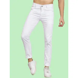 LINARIA Men Classic Slim Fit Mid-Rise Coloured Jeans-picture-21