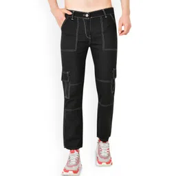 LINARIA Men Classic Slim Fit Mid-Rise Mildly Distressed Jeans-picture-34