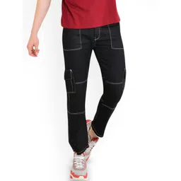 LINARIA Men Classic Slim Fit Mildly Distressed Jeans-picture-23