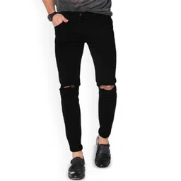 LINARIA Men Classic Slim Fit Mildly Distressed Jeans-picture-24