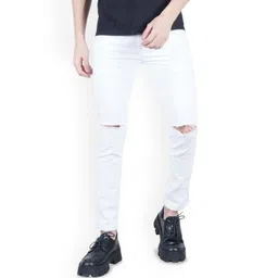 LINARIA Men Classic Slim Fit Slash Knee Cotton Jeans-picture-28