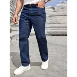 LINARIA Men Cotton Classic Relaxed Fit Mid-Rise Low Distress Jeans-picture-19