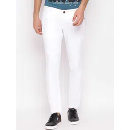 LINARIA Men Cotton Classic Slim Fit Mid-Rise Low Distress Jeans-picture-13