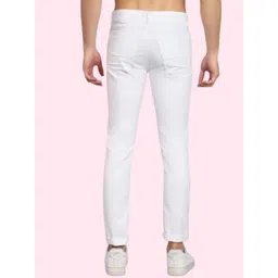 LINARIA Men Cotton Cotton Classic Slim Fit Mid-Rise Highly Distressed Jeans image 2