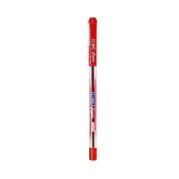 Linc Glycer 0.7 mm Red Ink Ball Pen for Student & Professional (Pack of 5 Pcs)-picture-33