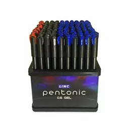 Linc Pentonic 0.6 mm Assorted Ink Gel Pen for Student & Professional (Pack of 100 Pcs)-picture-17