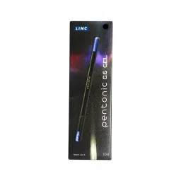 Linc Pentonic 0.6 mm Black Ink Gel Pen for Student & Professional (Pack of 10 Pcs) image 1
