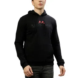 Lindbergh Black Regular Fit Printed Hooded Sweatshirt-picture-29