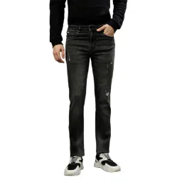 Lindbergh Grey Skinny Fit Distressed Jeans-picture-47