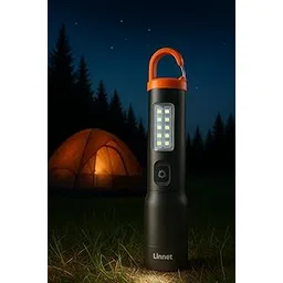 Linnet Rechargeable | LED Flashlight Torch – Ultra Bright 6 Modes, Zoomable Metal | Alloy Body, Type-C USB 1200mAh,Side Flood Light for Outdoor, Camping & Emergency (Big Torch 1)-picture-22