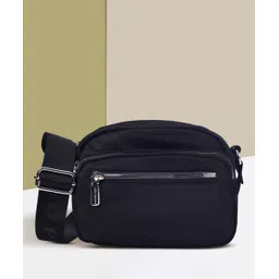 Black Men & Women Sling Bag Women's Black Crossbody Bag-image-45