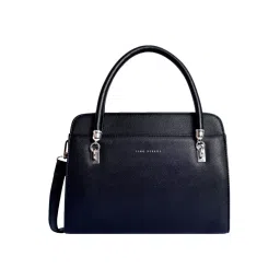Lino Perros Black Faux Leather Handbag-picture-35