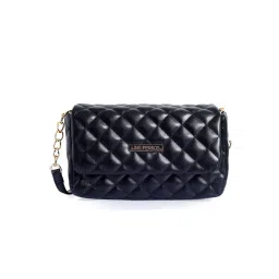 Lino Perros Black Leatherette Slingbag-picture-25