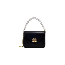 Lino Perros Black Mini Pearl Sling Bag-picture-36