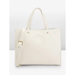 Lino Perros Brand Logo Printed Structured Handheld Bag-picture-38