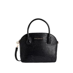 Lino Perros Core Black Textured Medium Handbag-picture-30