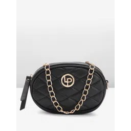 Lino Perros Geometric Textured Structured Sling Bag with Quilted Detail-picture-43