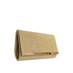 Lino Perros Golden Leather Clutch image 2