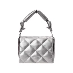 Lino Perros GunmetalQuilted Medium Shoulder Handbag-picture-47