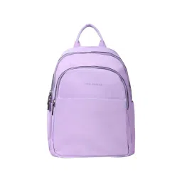 Lino Perros Lavender Synthetic Solid Backpack - 12.3 Ltrs-picture-28