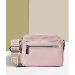 lino perros Pink Men & Women Sling Bag Women's Peach Crossbody Bag-picture-24