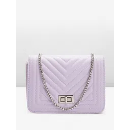 Lino Perros Textured Structured Sling Bag with Quilted Detail-picture-44