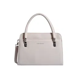 Lino Perros White Faux Leather Handbag-picture-42