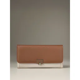 Lino Perros Women Avril Mode Colourblocked Two Fold Wallet with SD Card Holder-picture-17